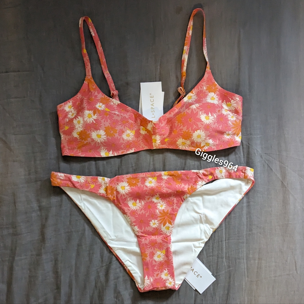 L*Space Fused Alec Camacho Bikini Set In Bloom